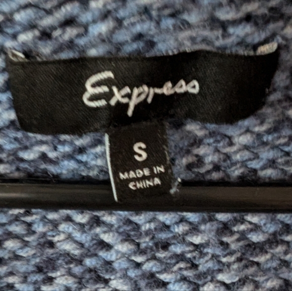 3 For $12 Clearance Express Women's Wool Blend Hooded Sweater - Picture 2 of 5